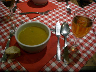 モンサンミシェルの食事・スープ