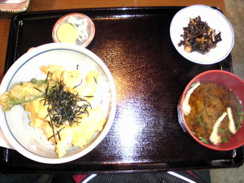 穴子天丼セット